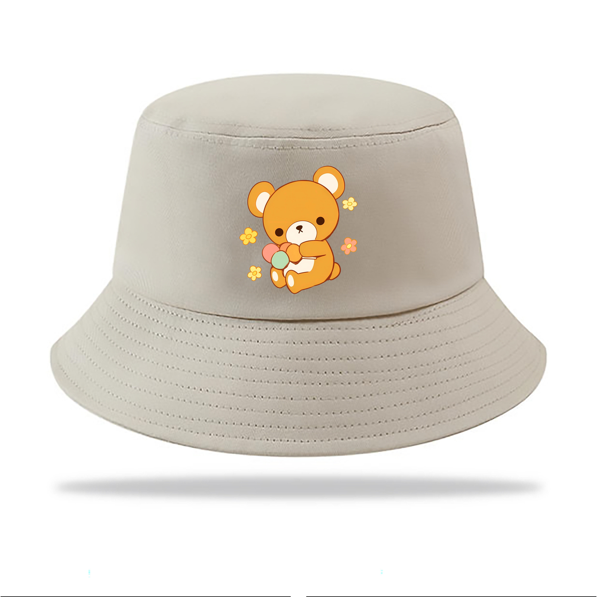（画像用） リラックマ リラックマ キイロイトリ Rilakkuma Korilakkuma Kiiroitori アウトドア日除けバケットハット